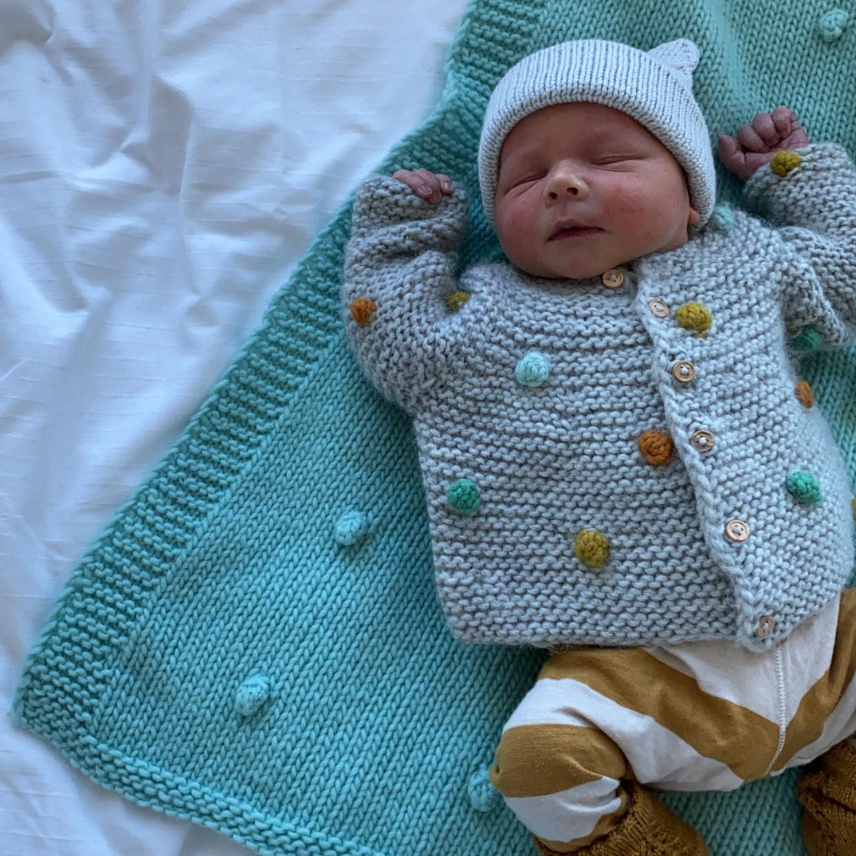 Baby popcorn jacket