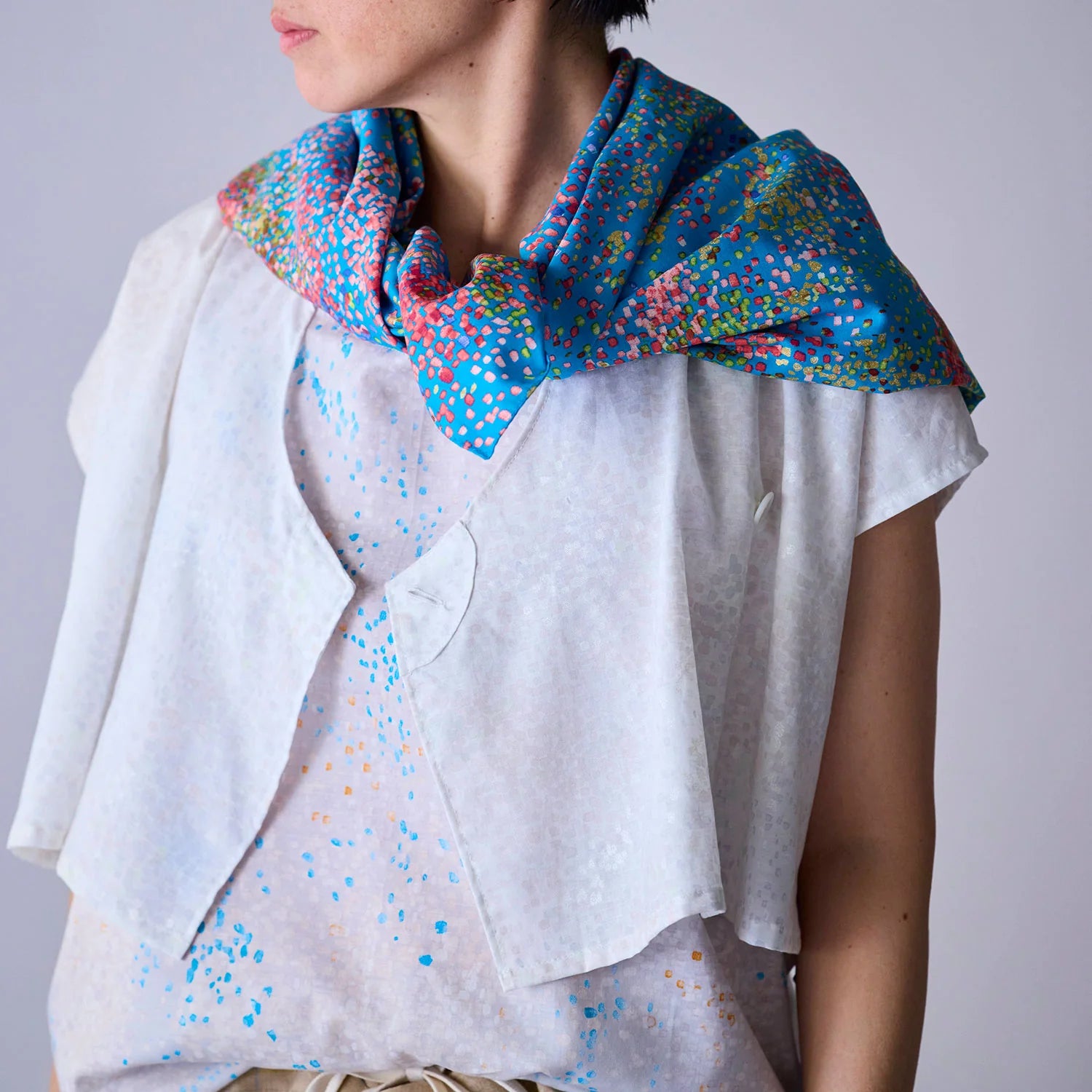 Waterfall C - cotton/silk