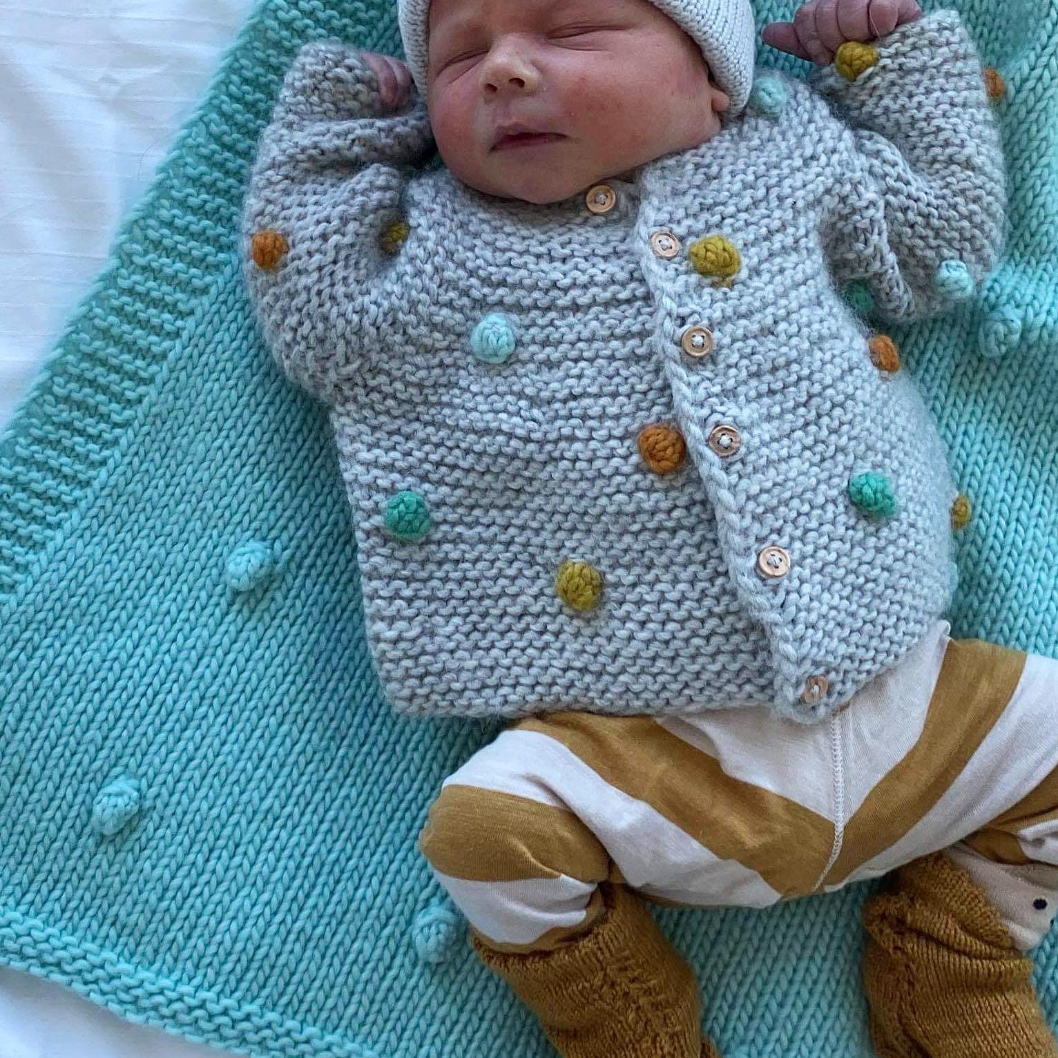 Baby popcorn jacket