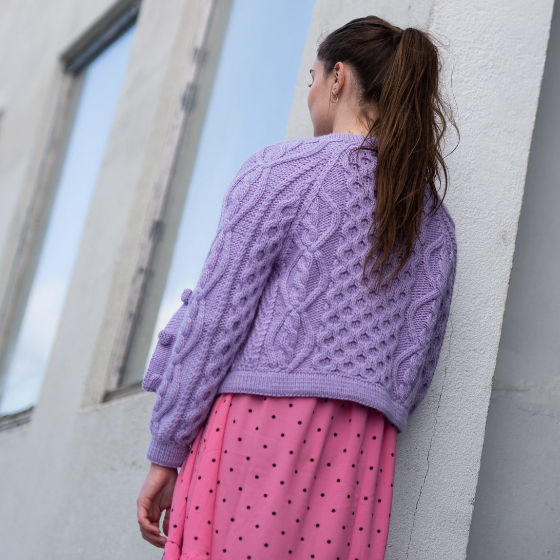 Lavender cardigan