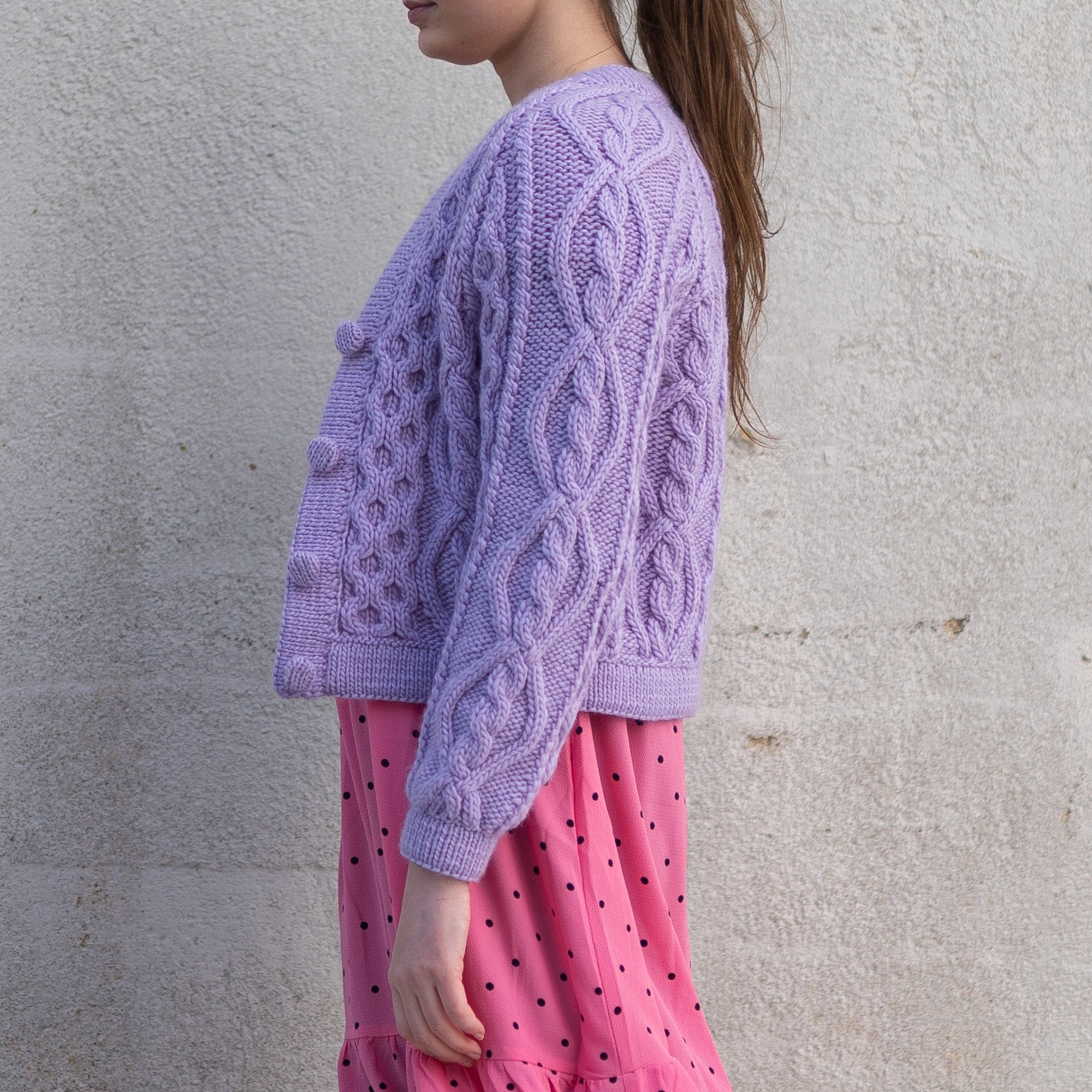 Lavender cardigan