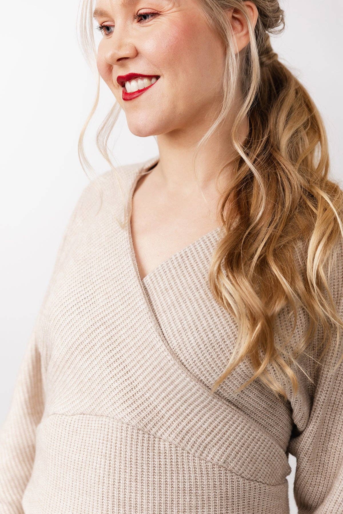 Kajo batwing wrap sweater & dress