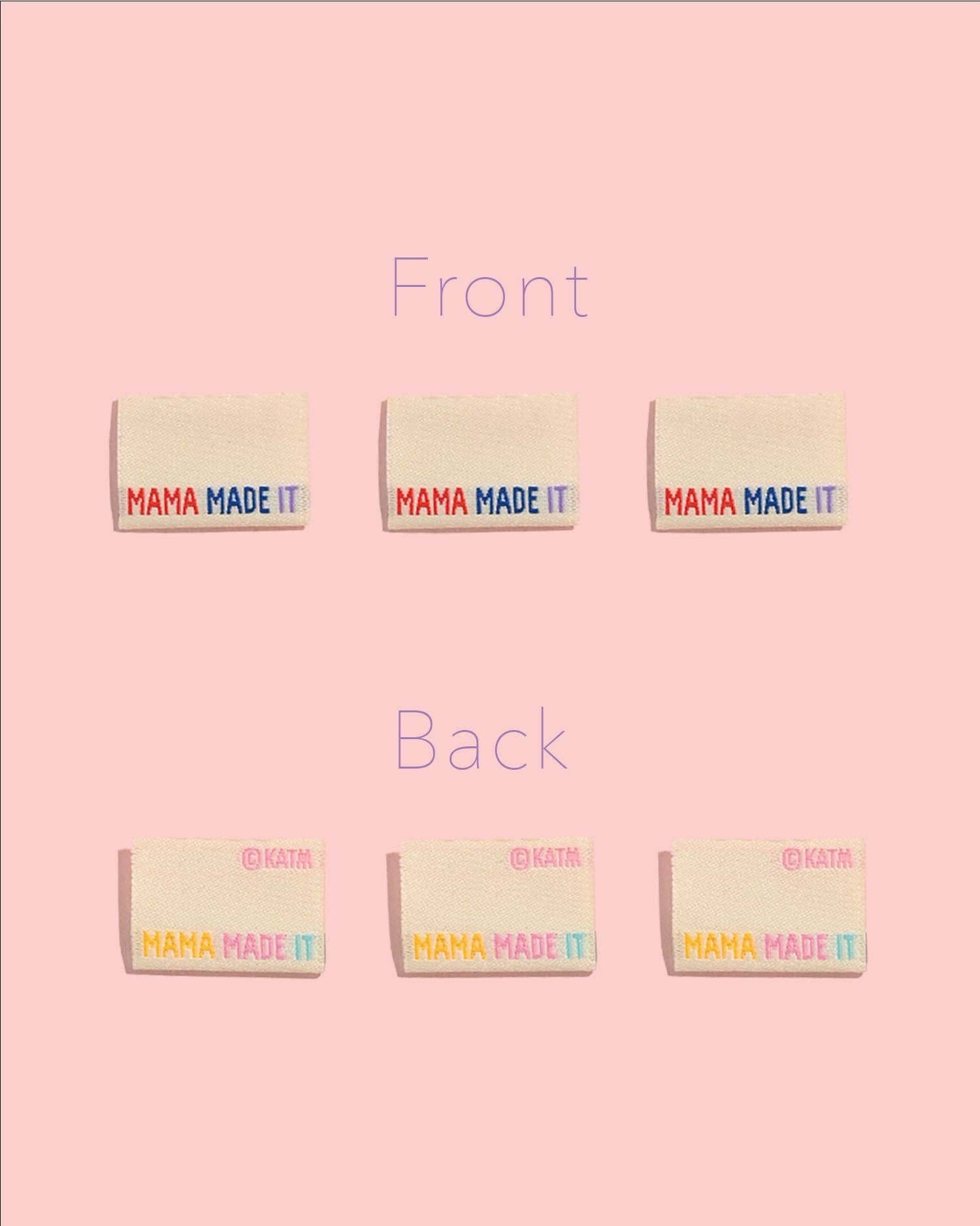Mama Made It Woven Labels