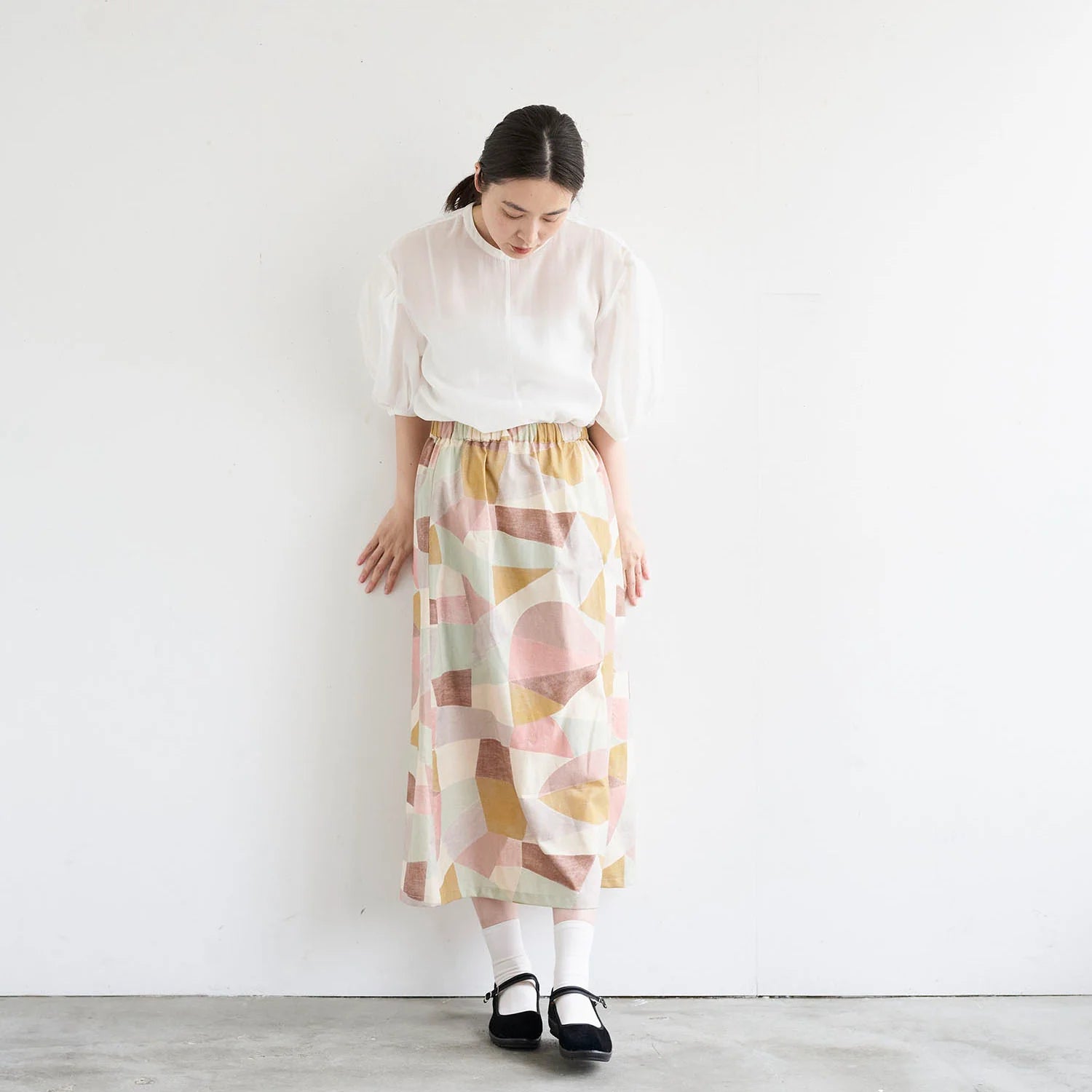 Bookhou Pathway Shapes - Cotton/Linen Sheeting