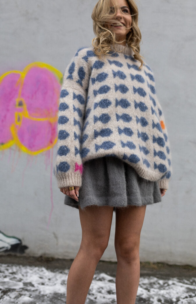 Fluffy Fishy Sweater