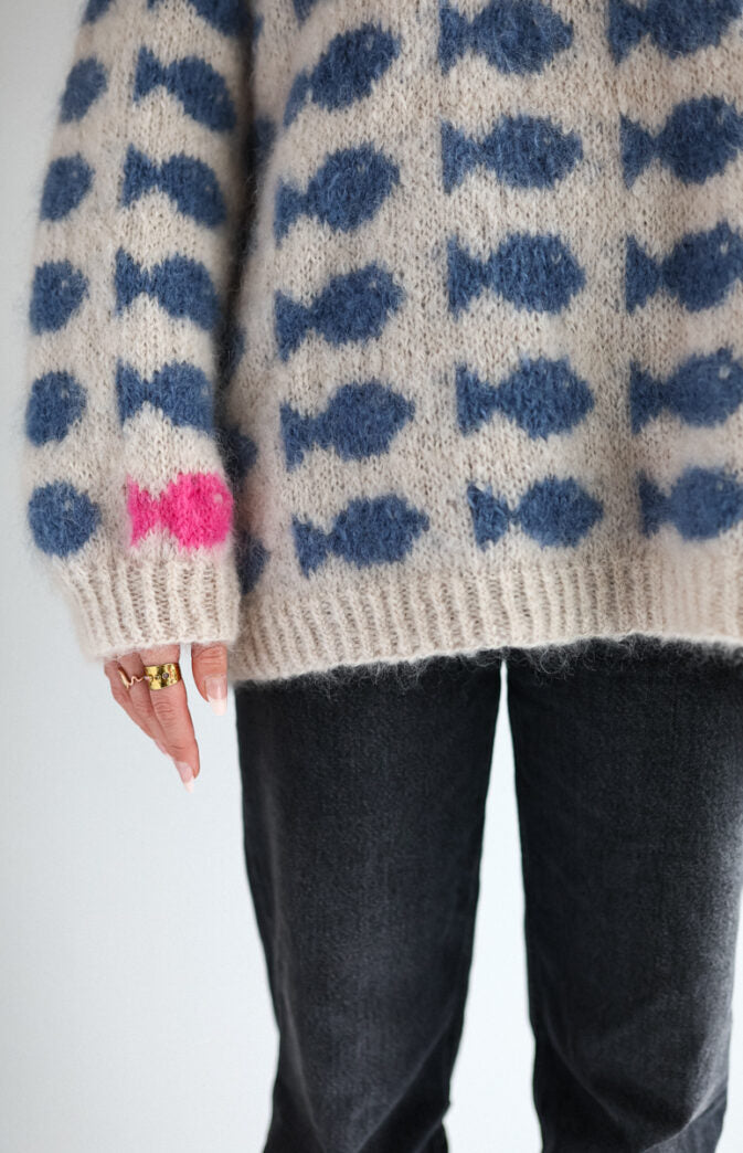 Fluffy Fishy Sweater