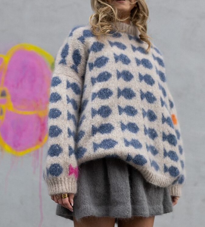 Fluffy Fishy Sweater