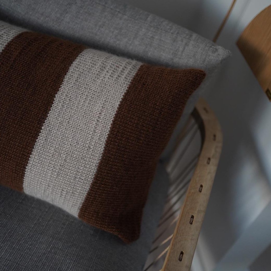 Colorblock pillow