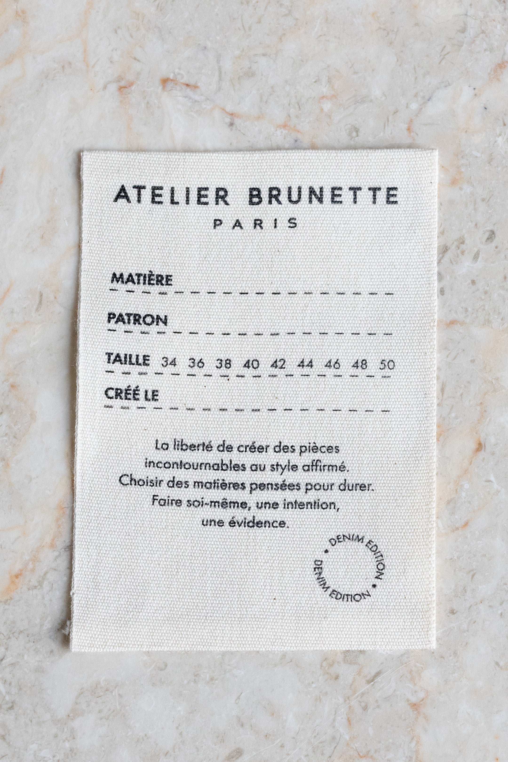Denim Edition - label pack