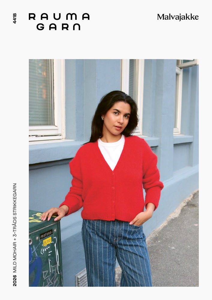 Rauma 441B Mild Mohair knitting pattern