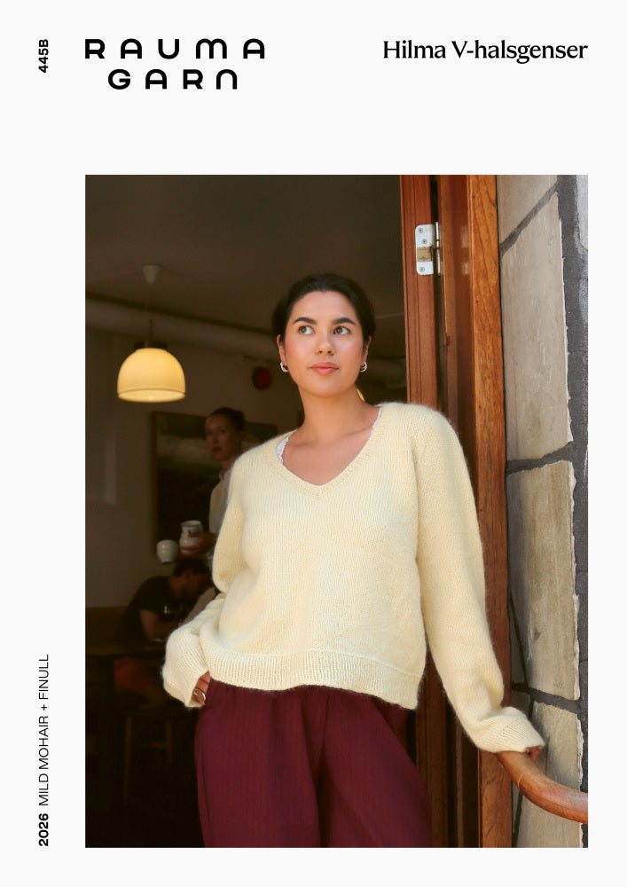 Rauma 445B Mild Mohair knitting pattern