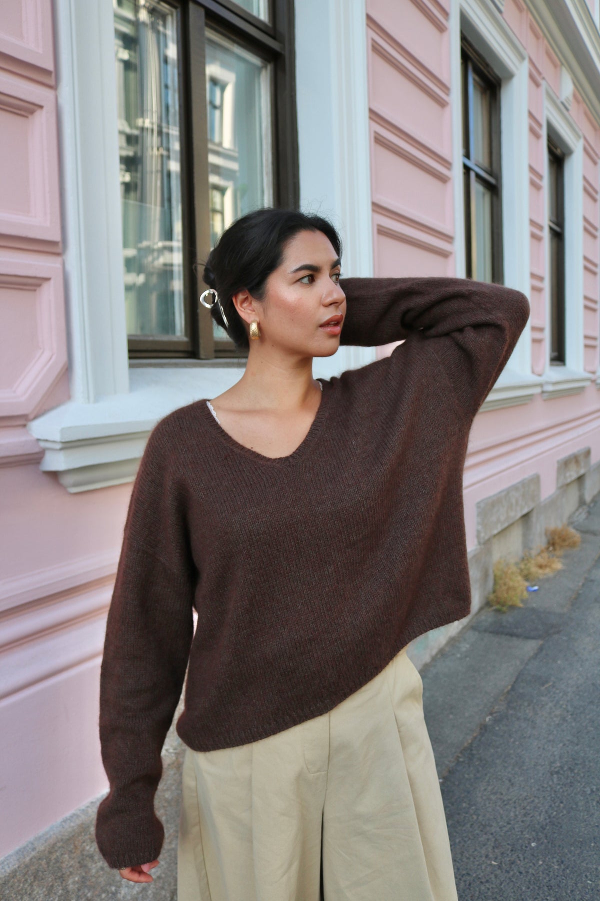 Rauma 542 Li V-genser in Lun Merino and Mild Mohair