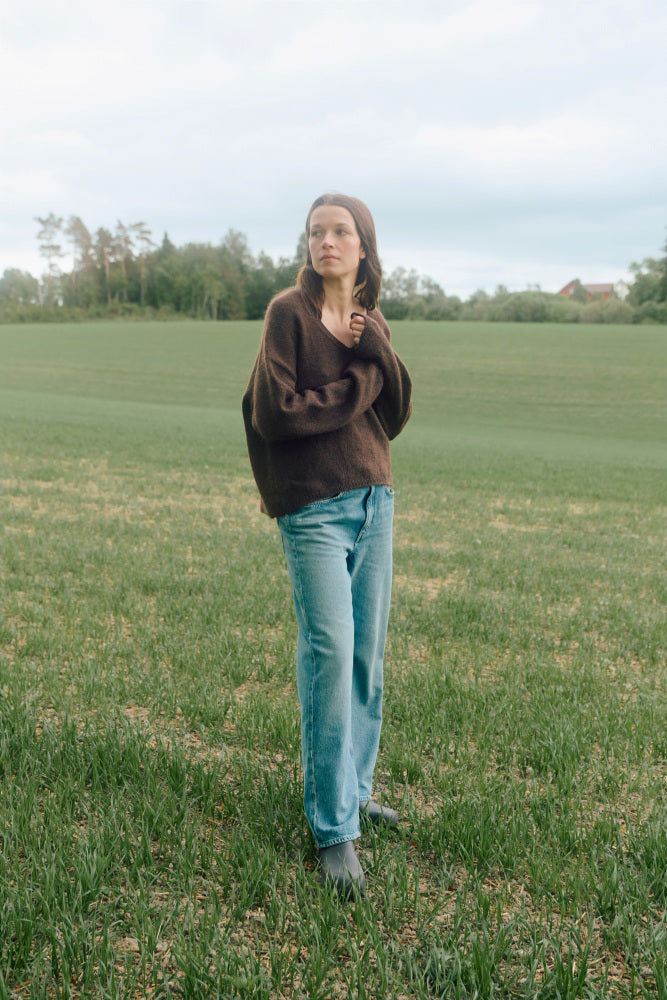 Rauma 542 Mild Mohair knitting pattern