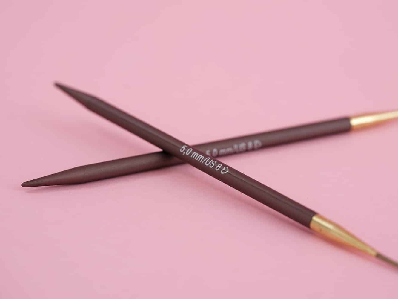 Mystic Lace circular knitting needle