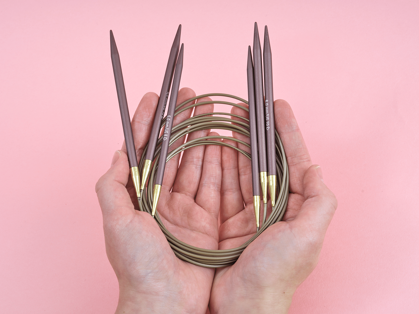 Mystic Lace circular knitting needle
