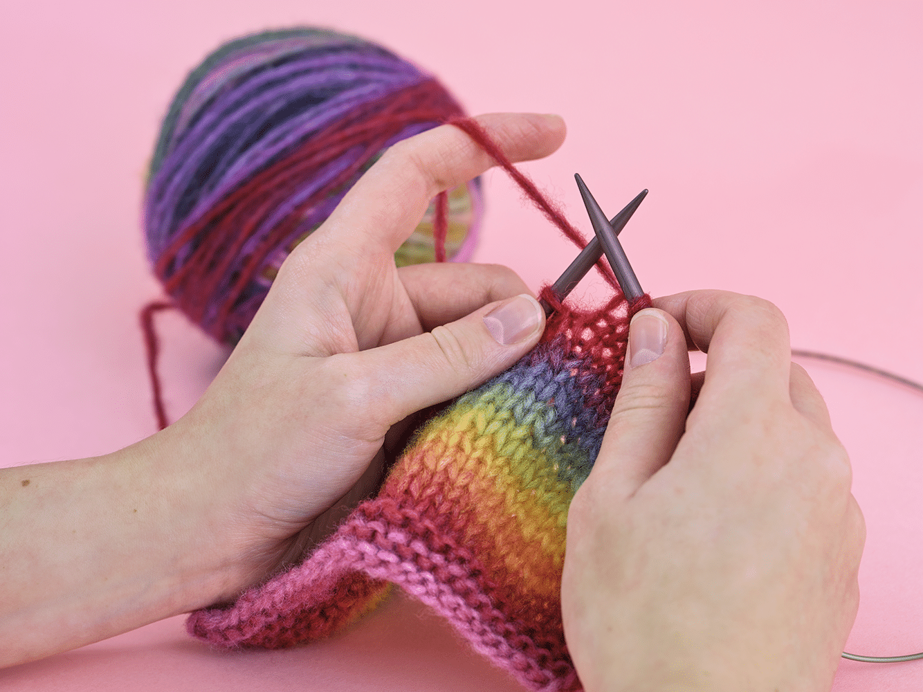 Mystic Lace circular knitting needle