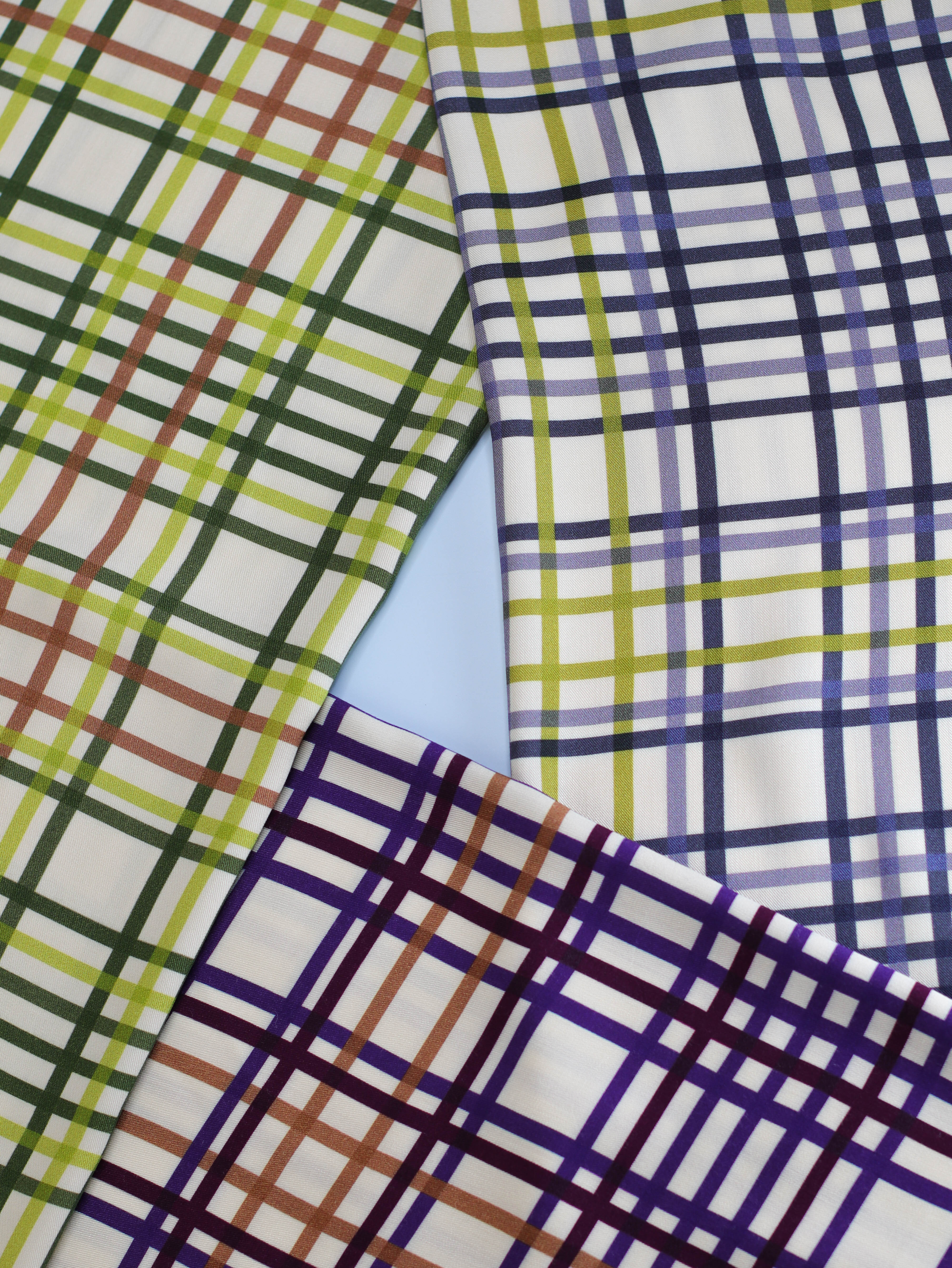 Vila Grid Viscose Twill