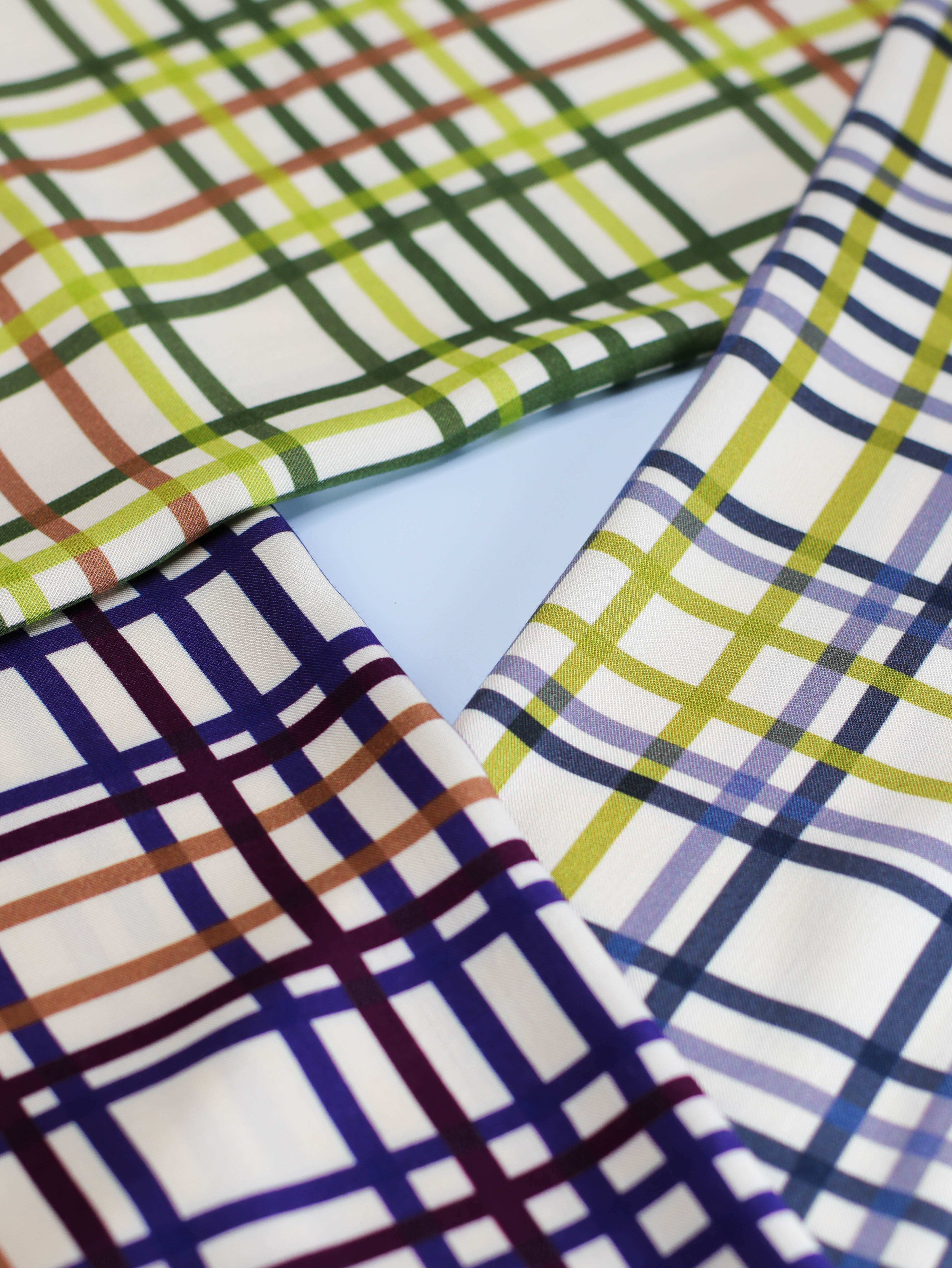 Vila Grid Viscose Twill