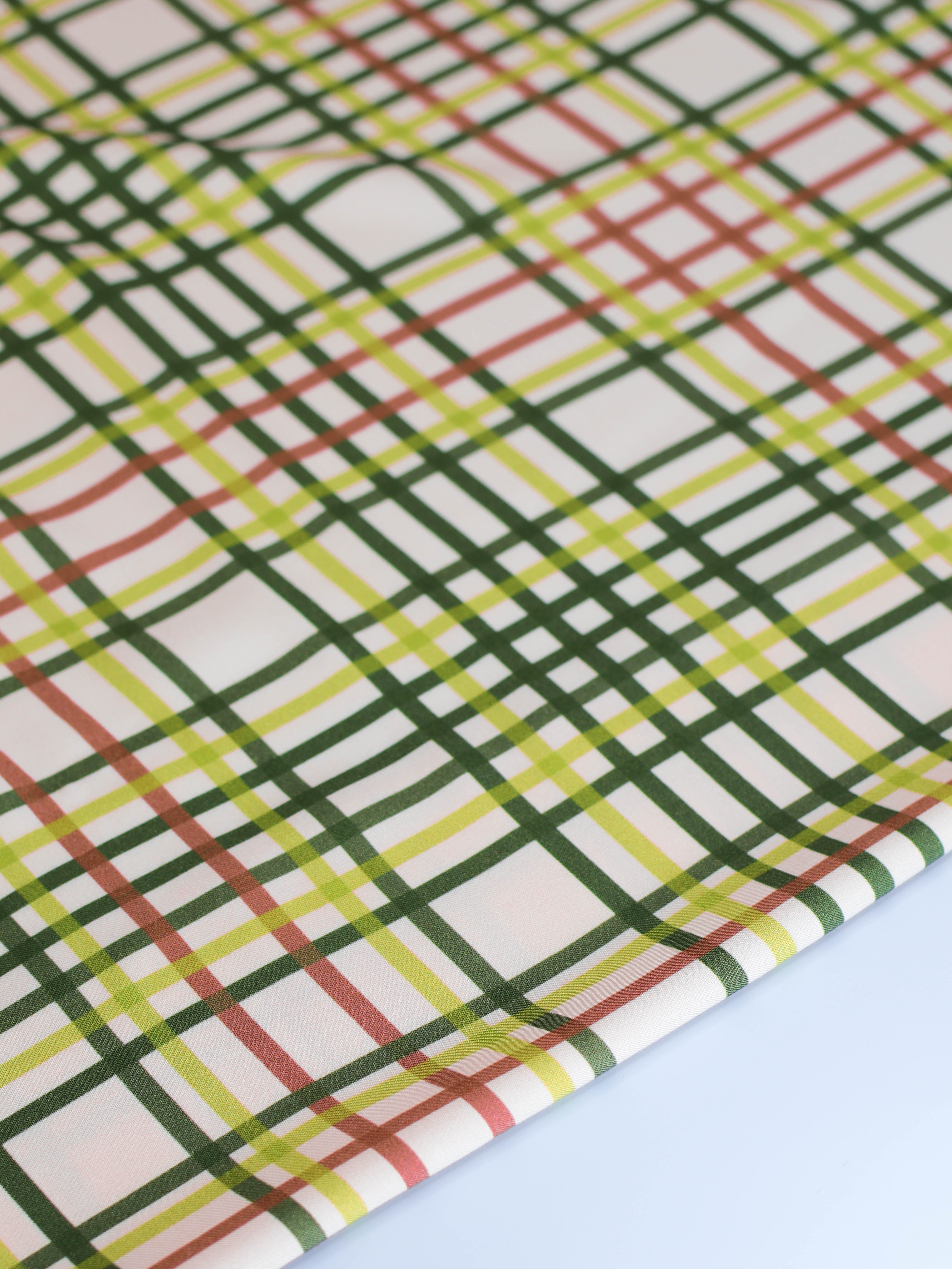 Vila Grid Viscose Twill