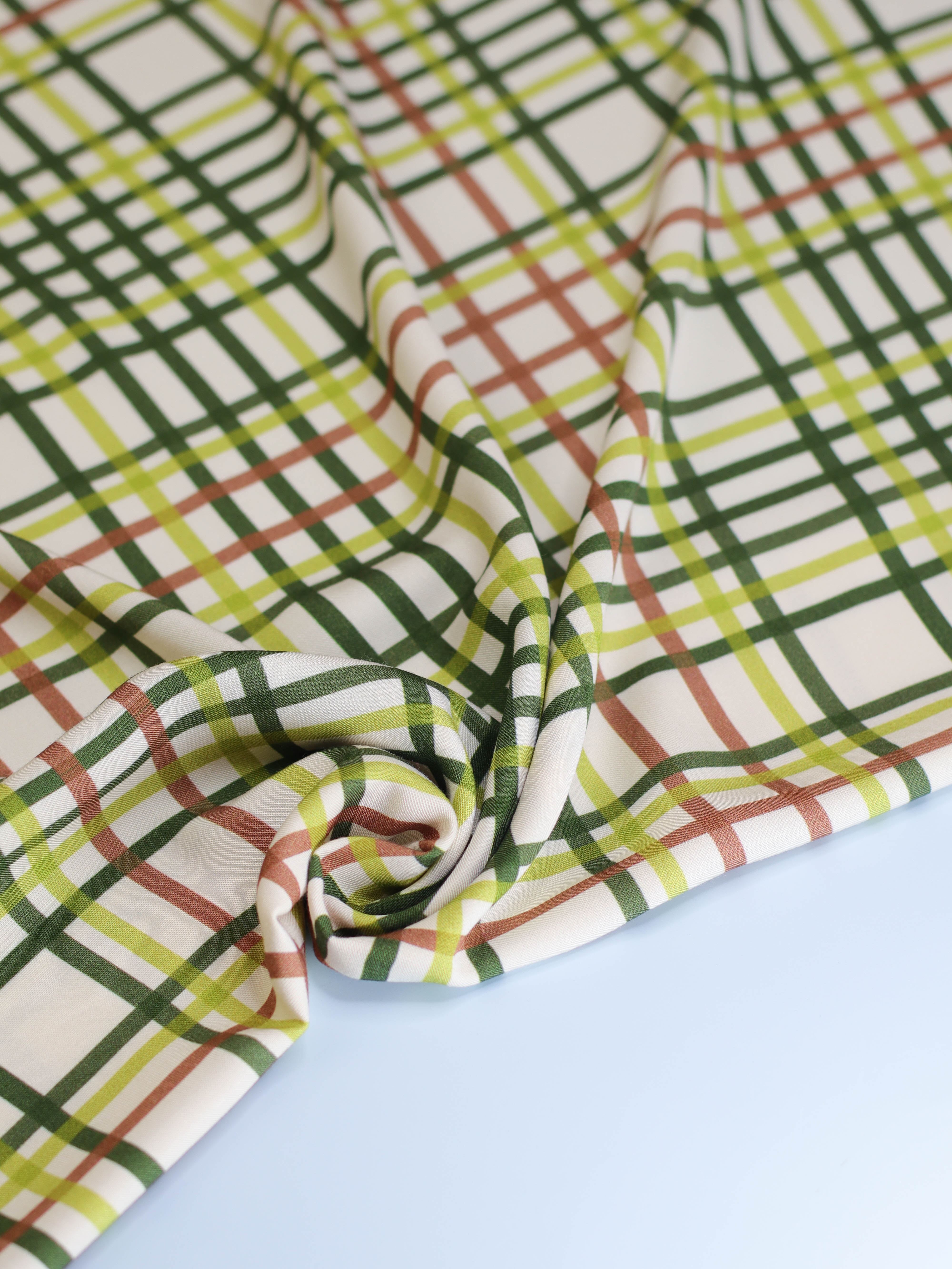 Vila Grid Viscose Twill