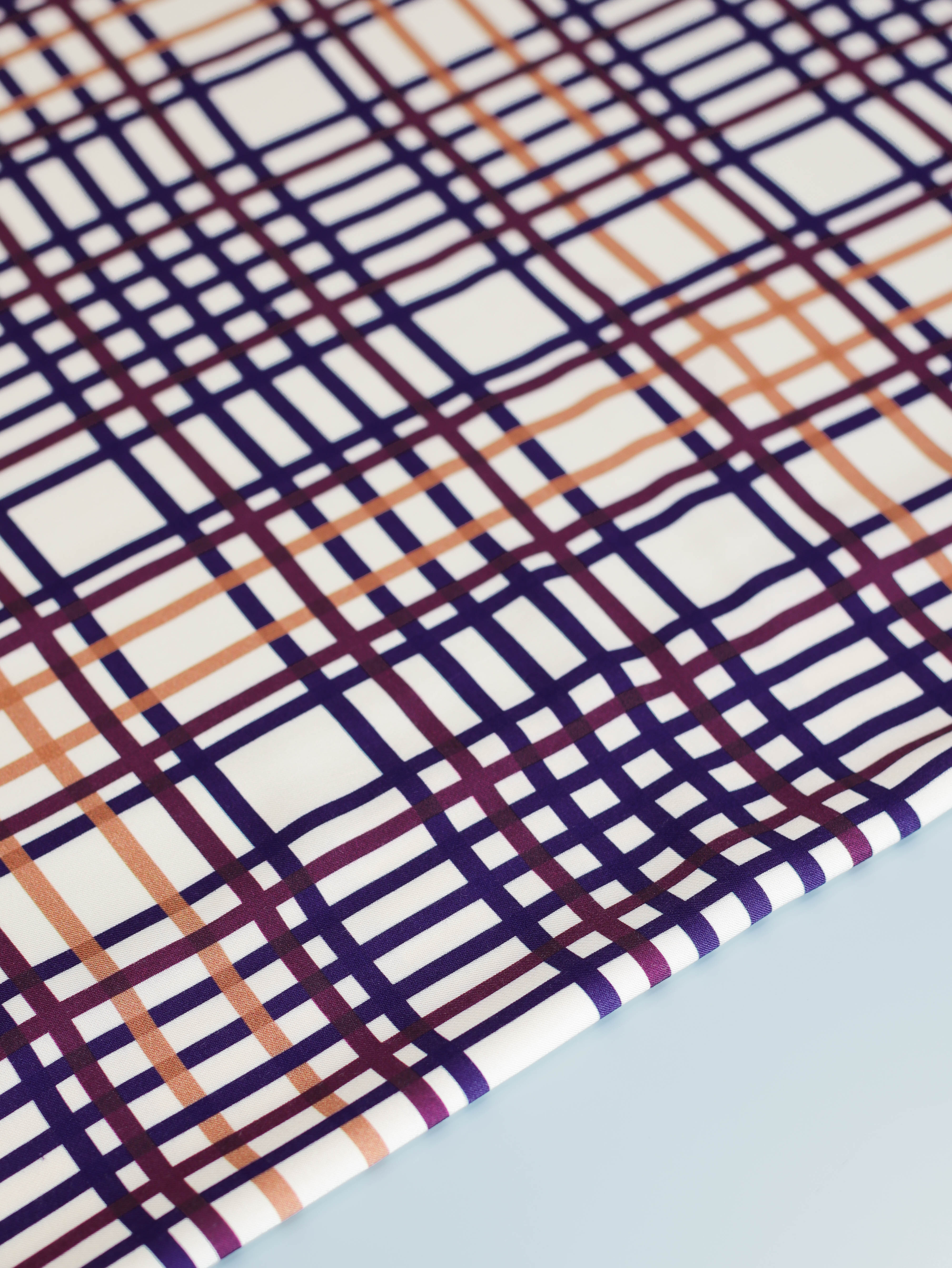Vila Grid Viscose Twill