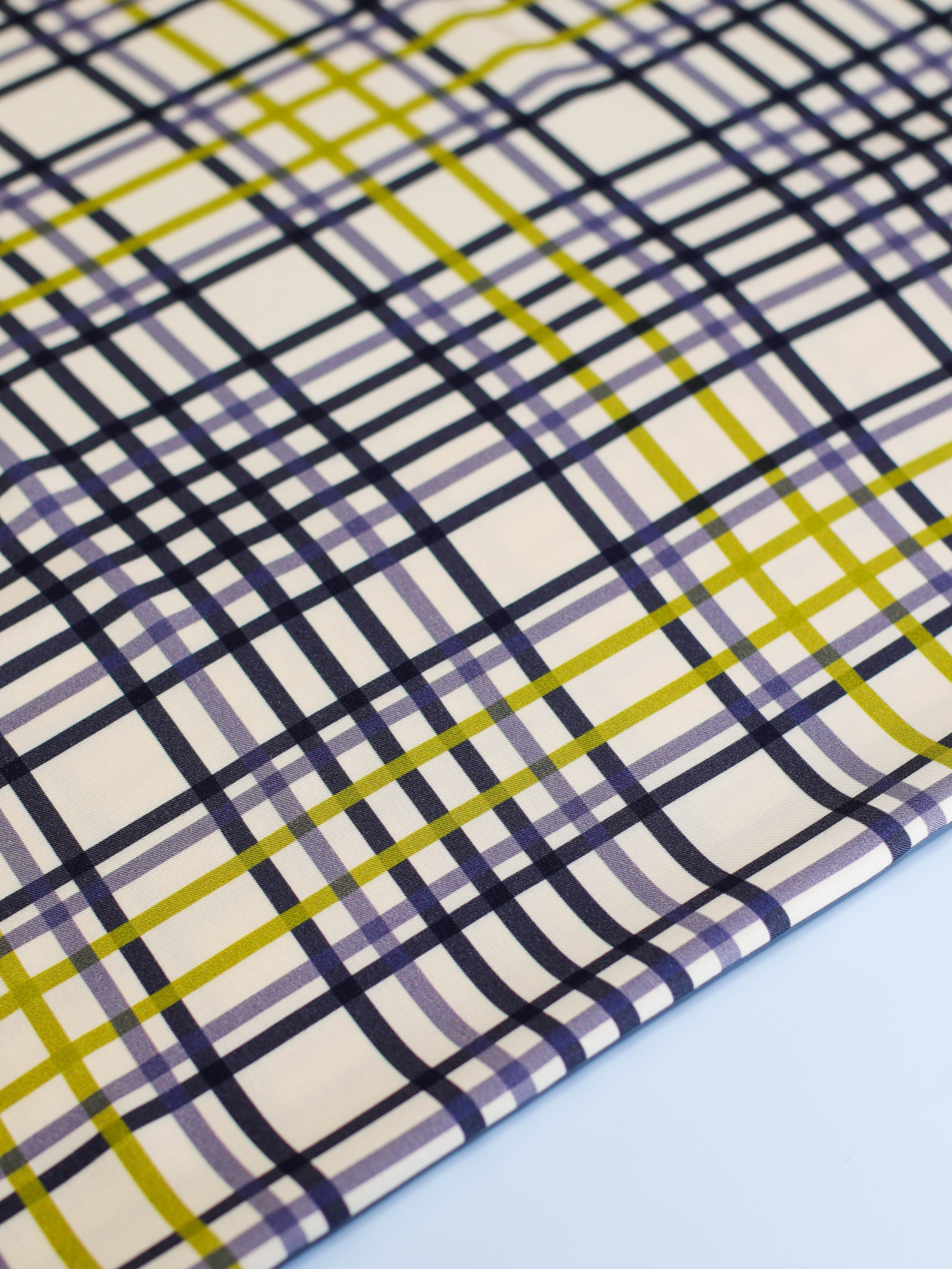 Vila Grid Viscose Twill