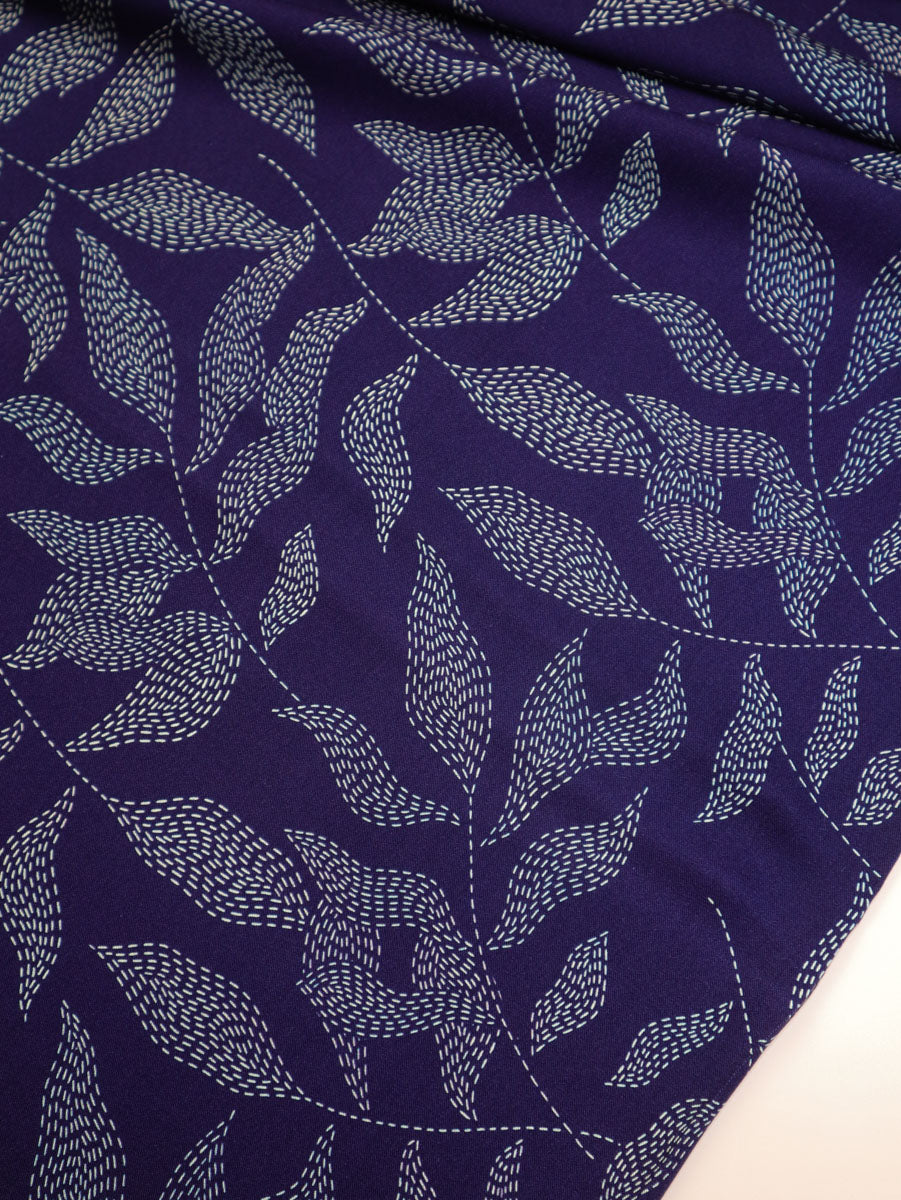 Lulu Blue Viscose Twill