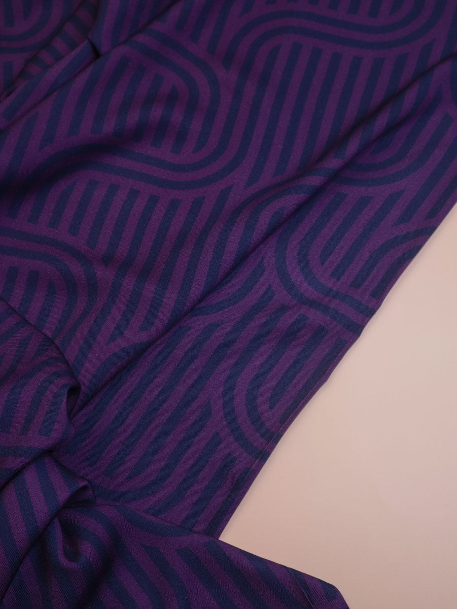 Ziggy Cerise Viscose Twill