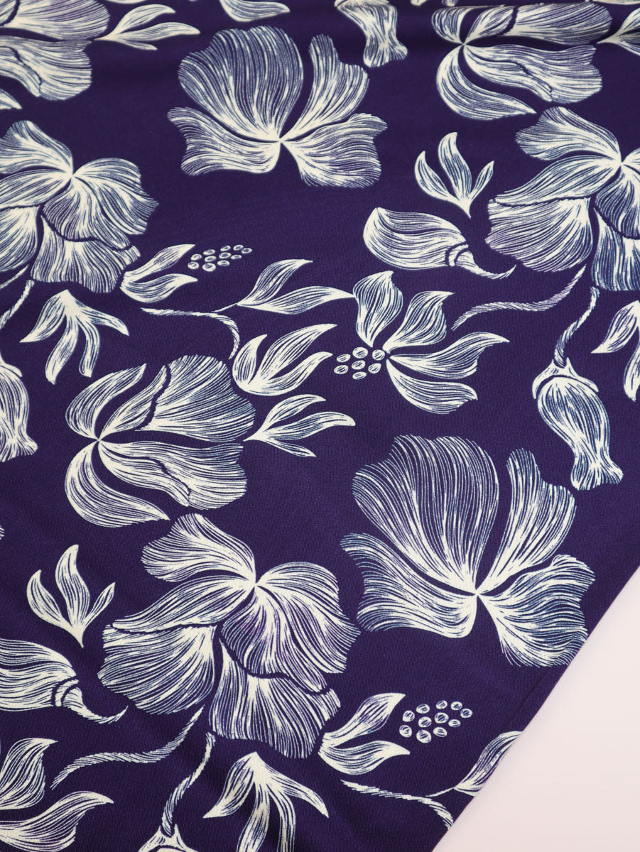 Loa Blue Viscose Twill