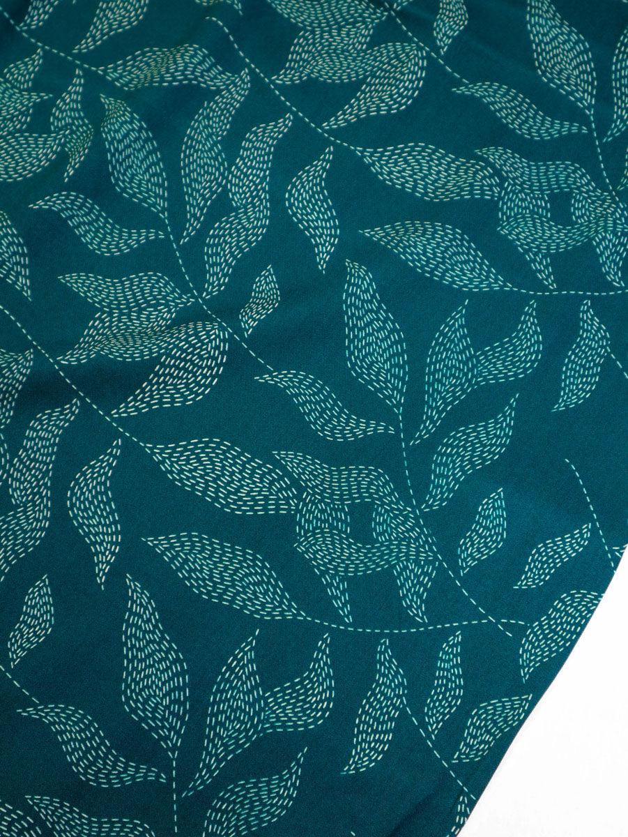Lulu Teal Viscose Twill