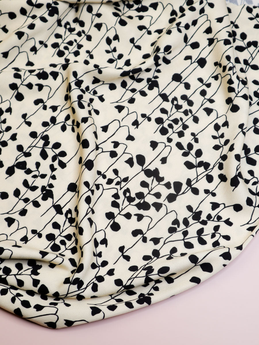 Goya Ivory Viscose Twill