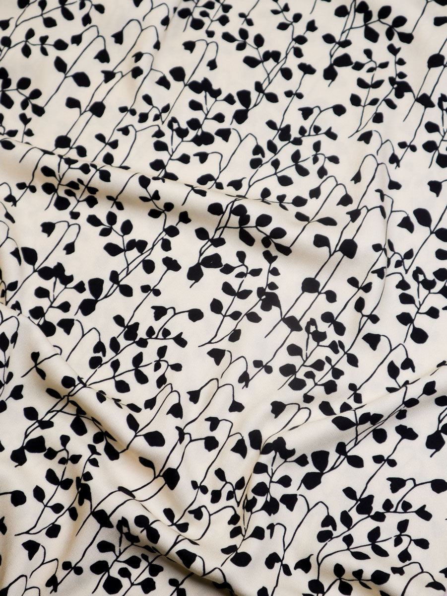 Goya Ivory Viscose Twill