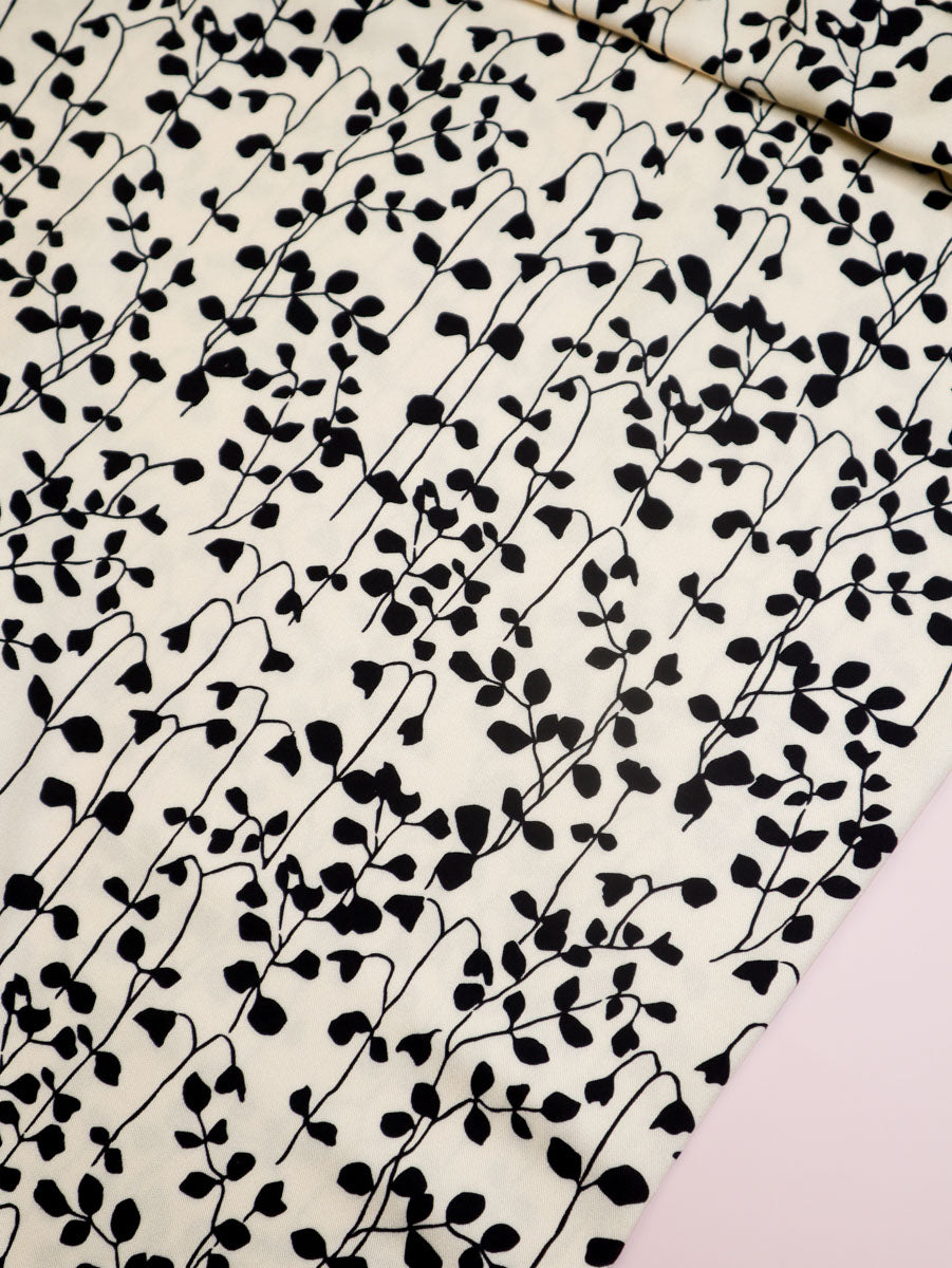 Goya Ivory Viscose Twill