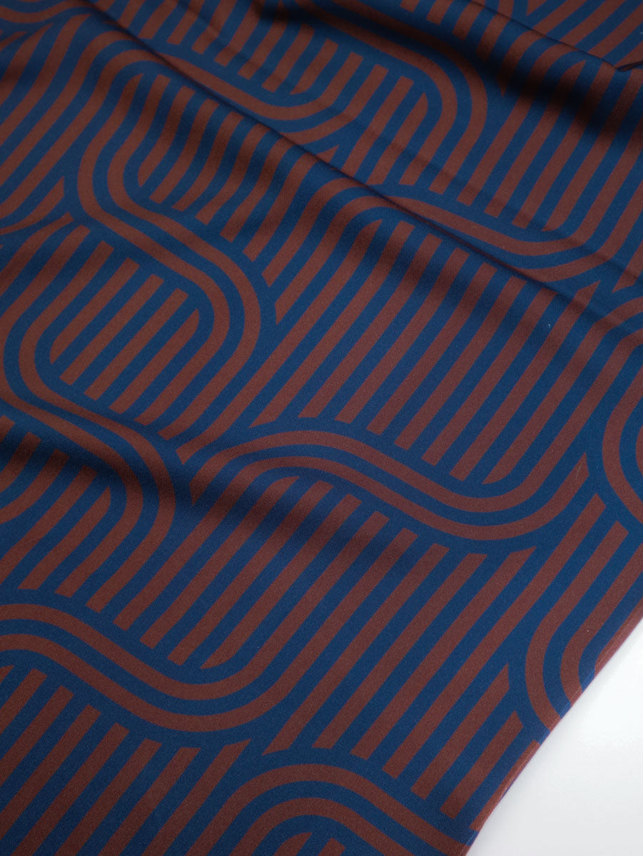 Ziggy Rust Viscose Twill
