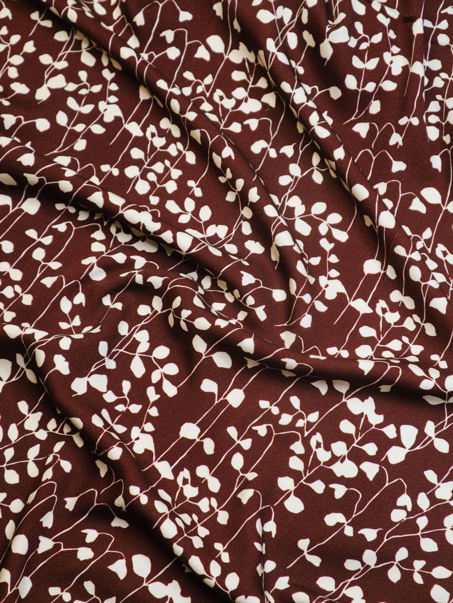 Goya Rust Viscose Twill