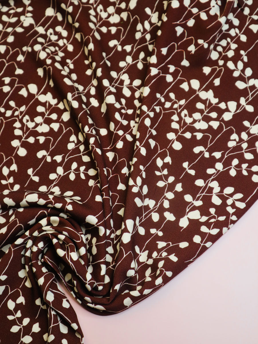 Goya Rust Viscose Twill