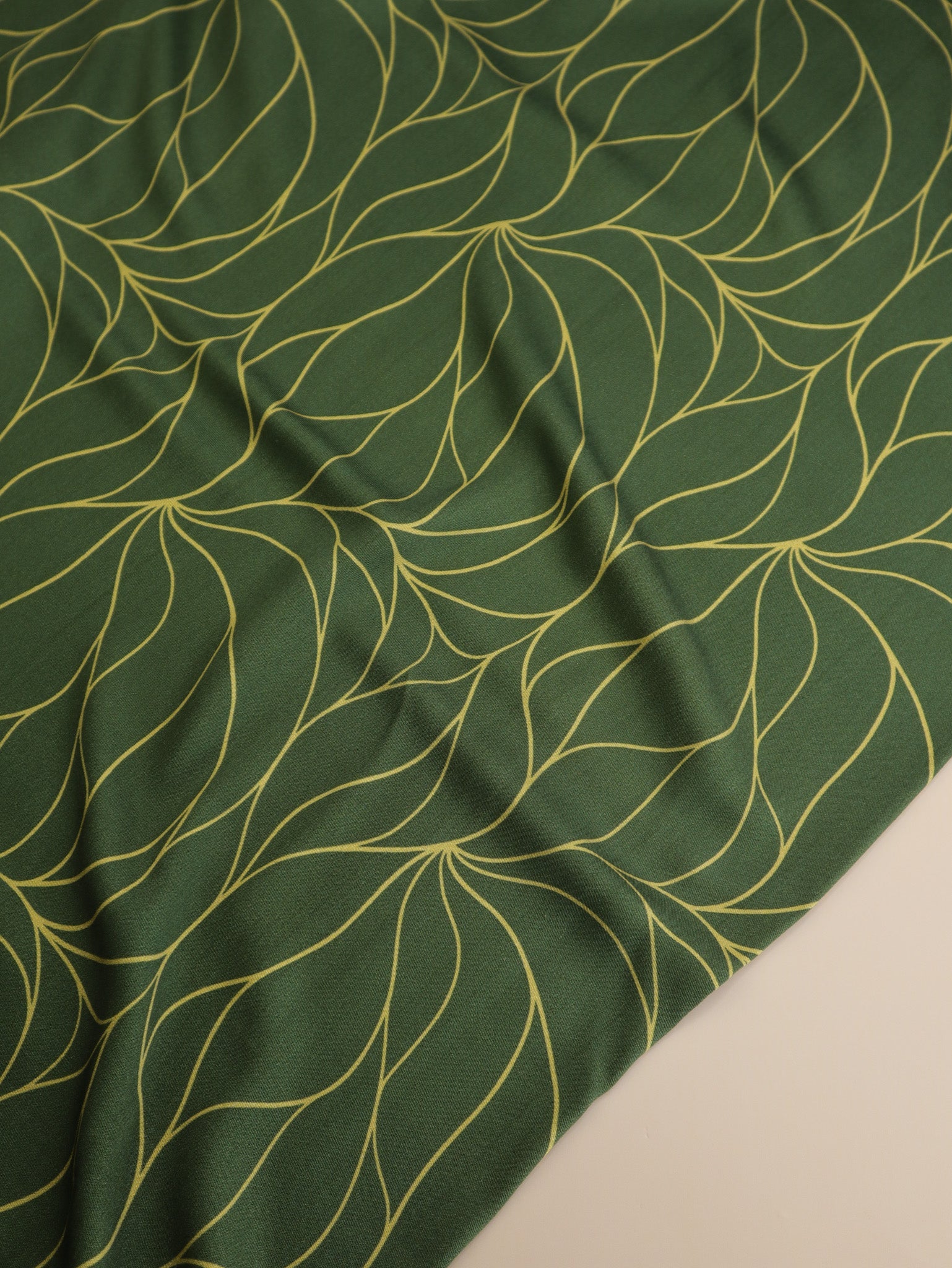 Serena Khaki - Viscose twill