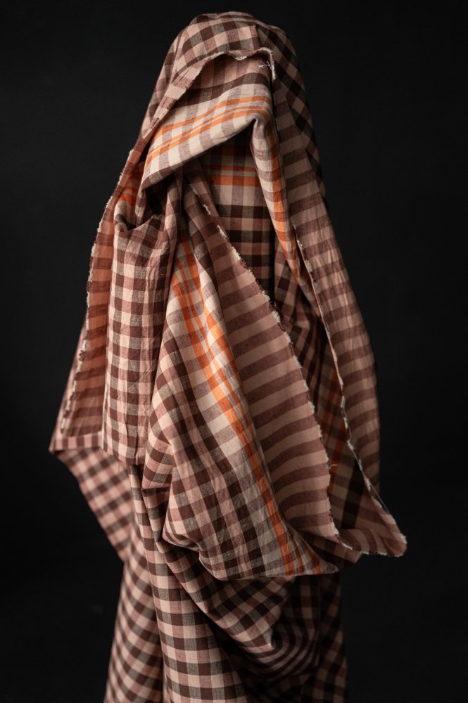 Flavour Notes Organic Cotton/Linen Gingham