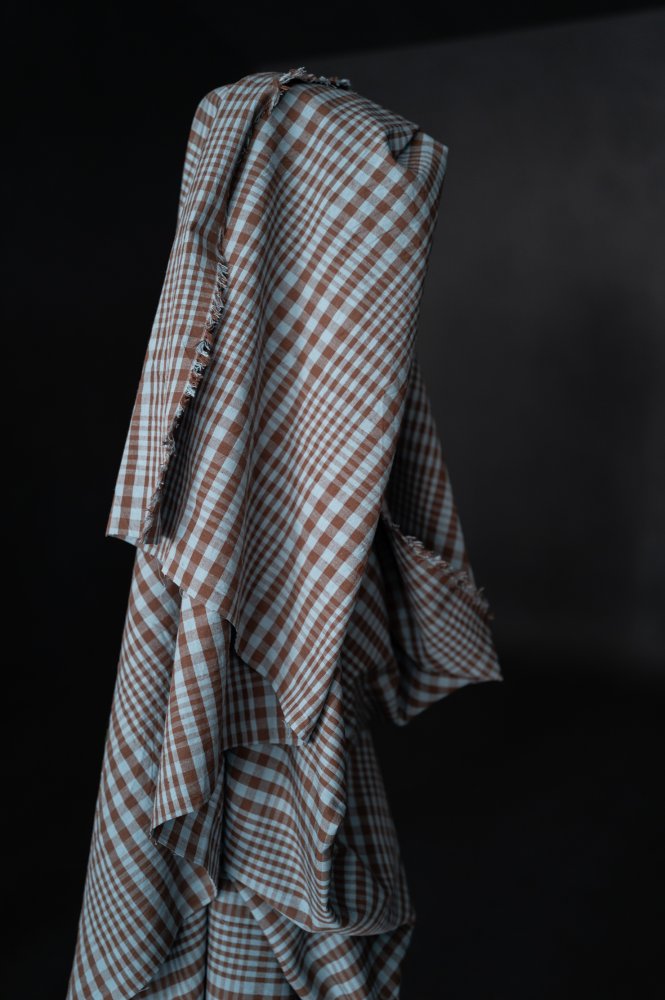 Frankie Check Organic Cotton/Linen Gingham