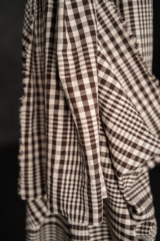 Log Cabin Organic Cotton/Linen Gingham