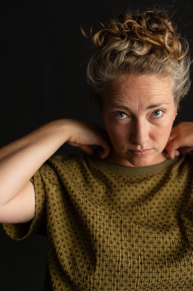 Mia Pink cross stitch- Indian Cotton