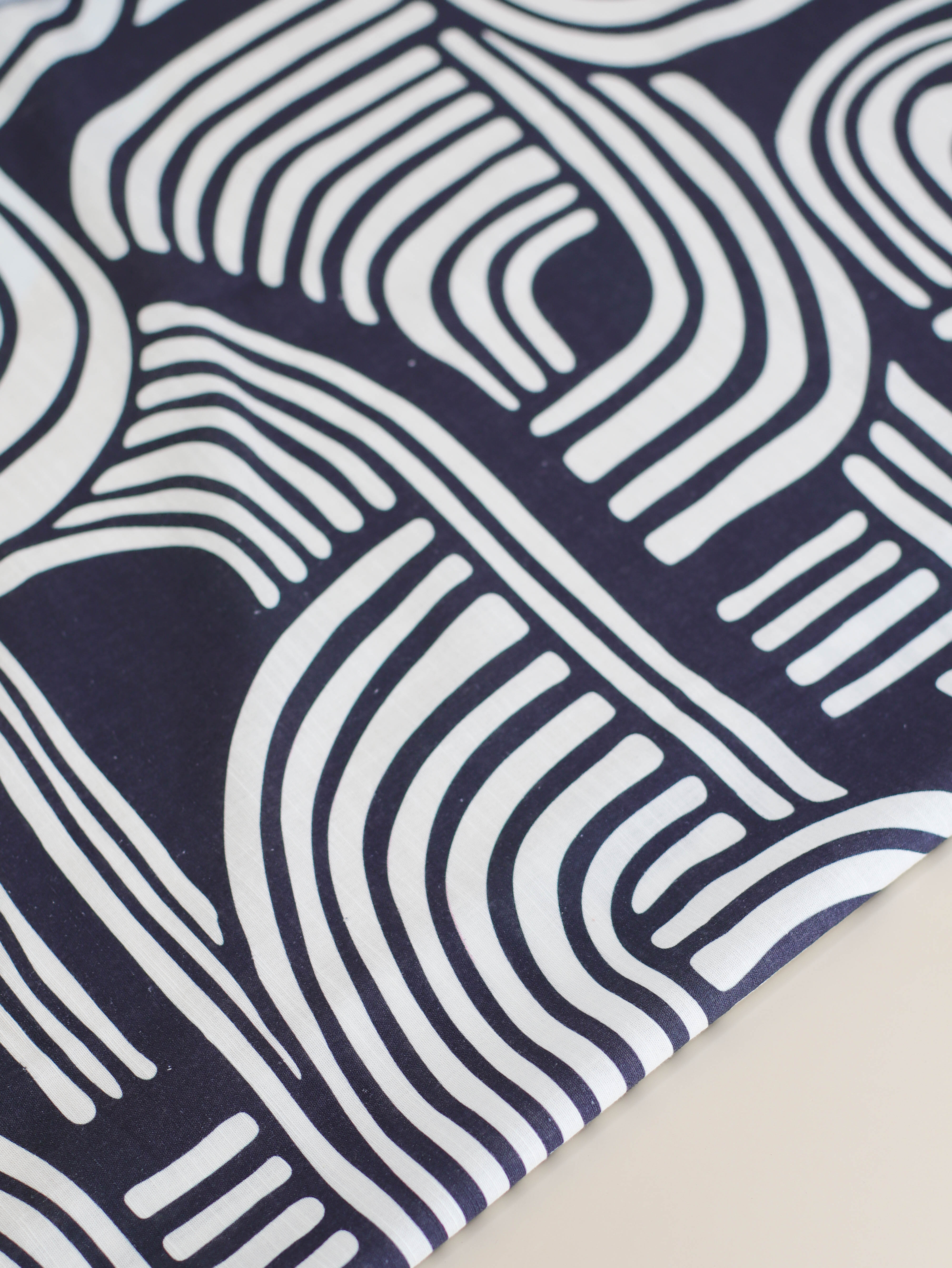 70x140 cm // Over the rainbow - Cotton/Linen blend - Night