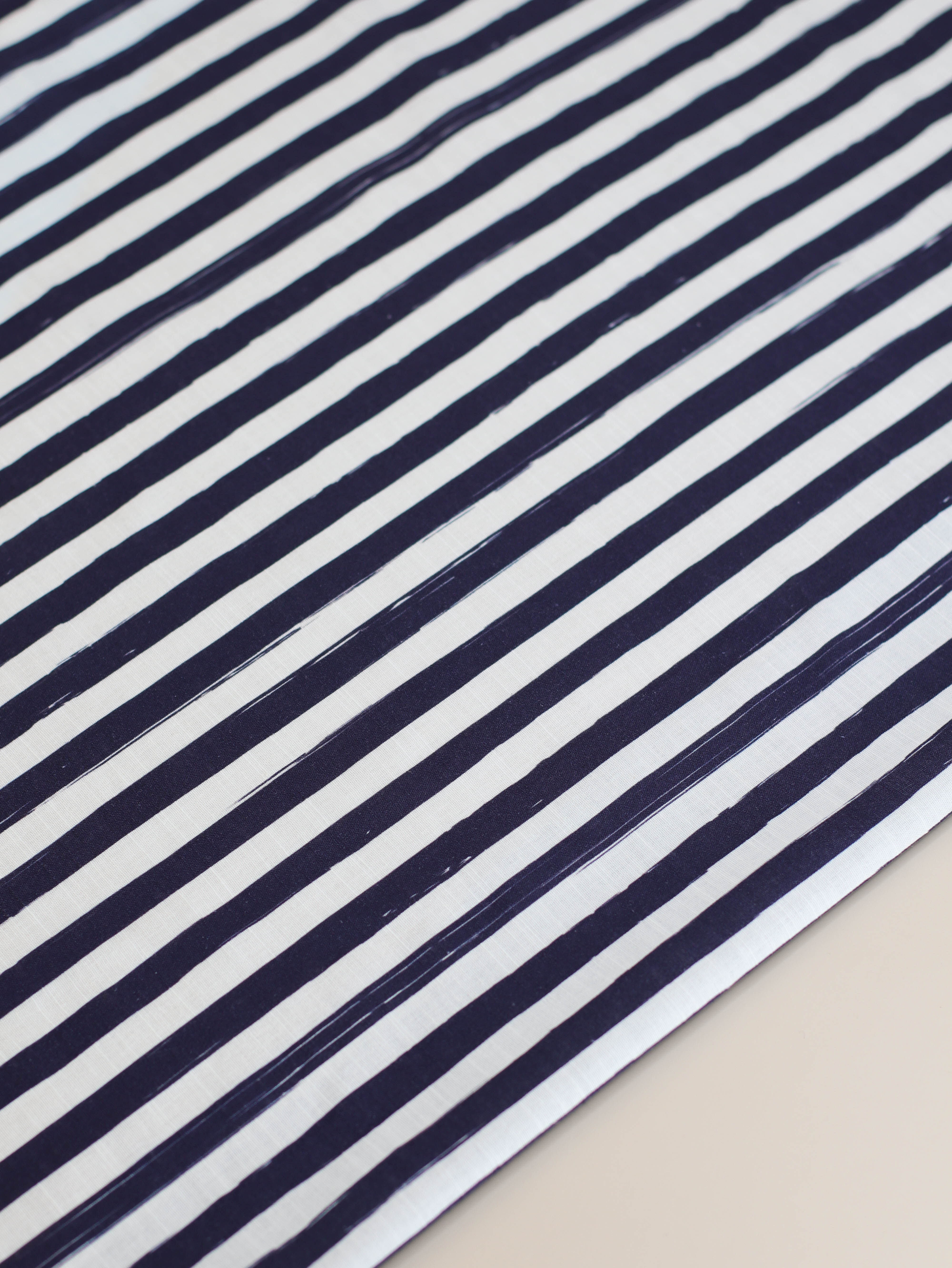 Lined up - Cotton/Linen blend