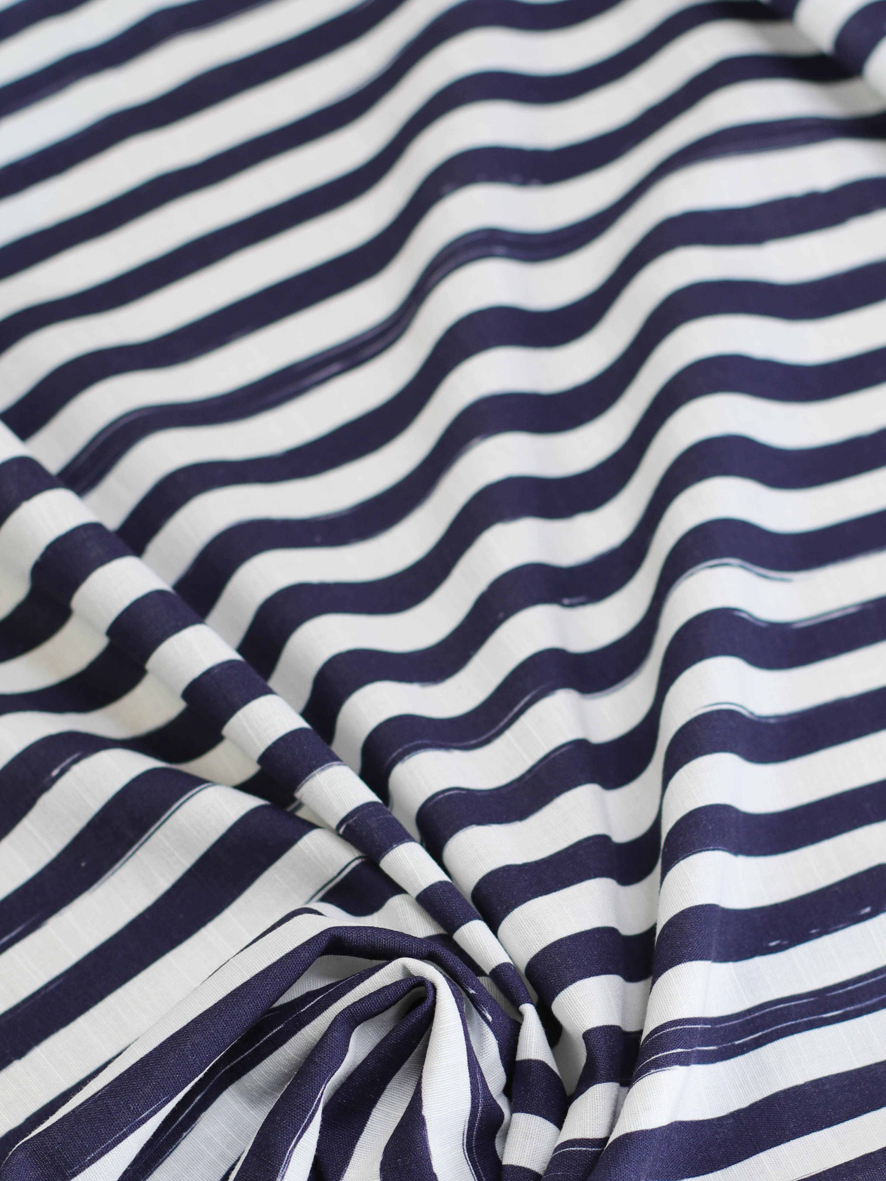 Lined up - Cotton/Linen blend