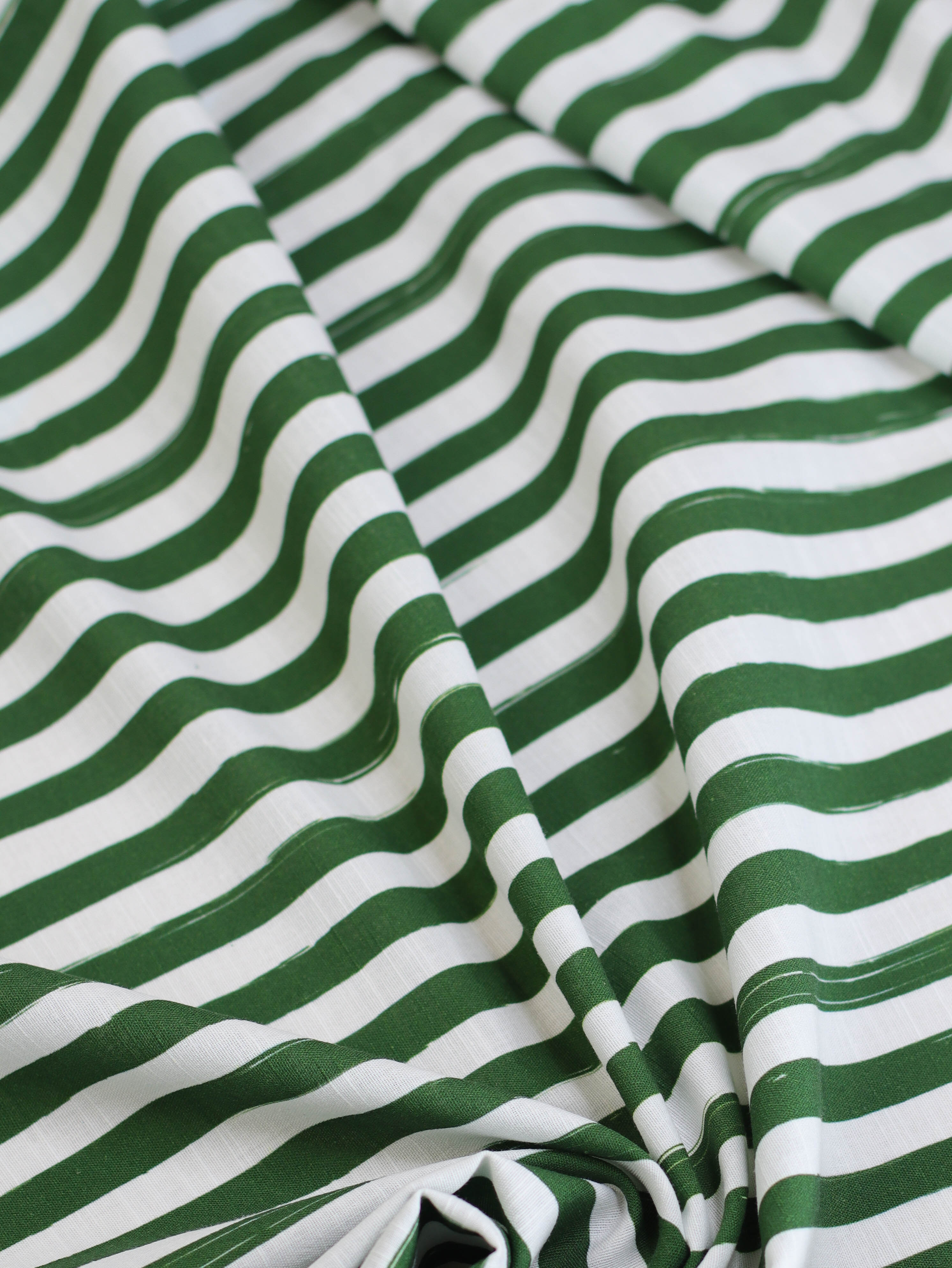 Lined up - Cotton/Linen blend