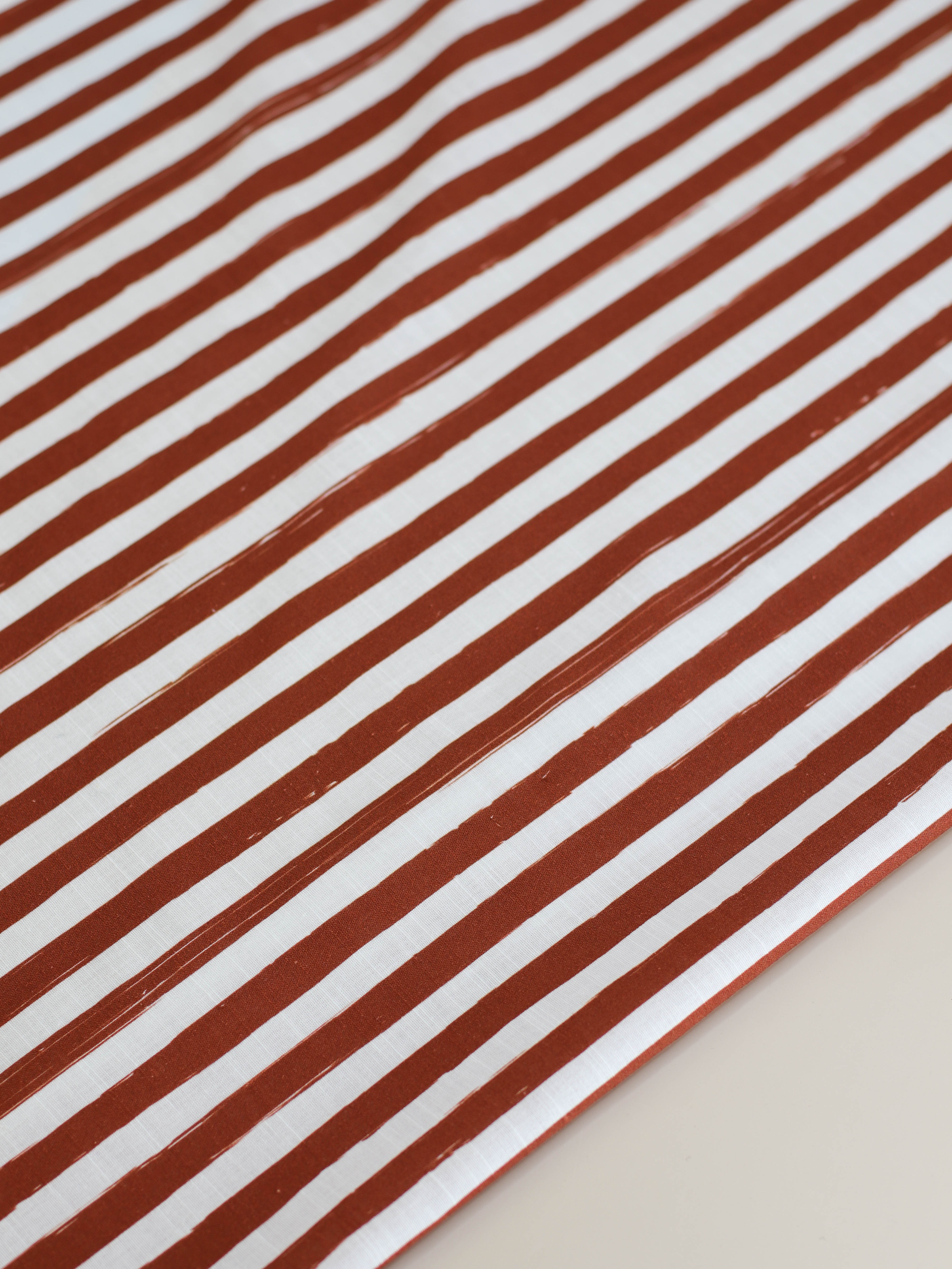 Lined up - Cotton/Linen blend