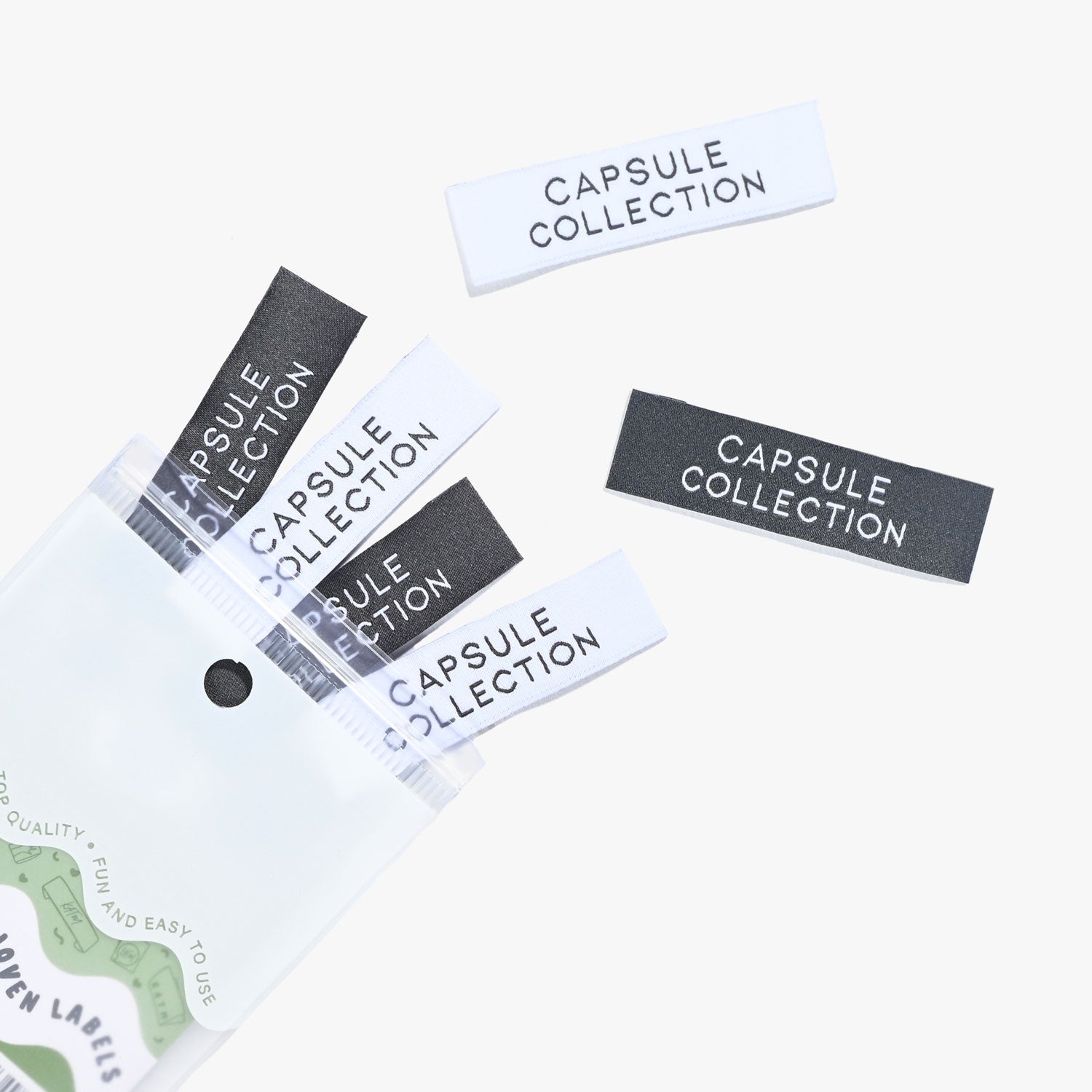 'Capsule Collection' labels