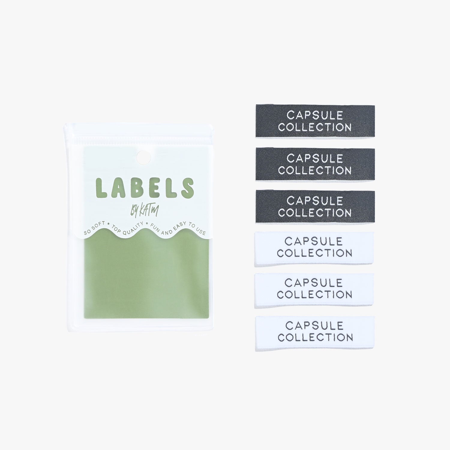 'Capsule Collection' labels