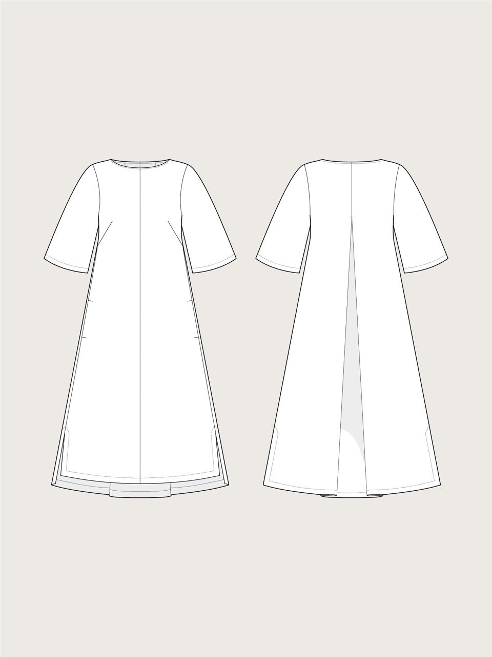 Box Pleat Dress
