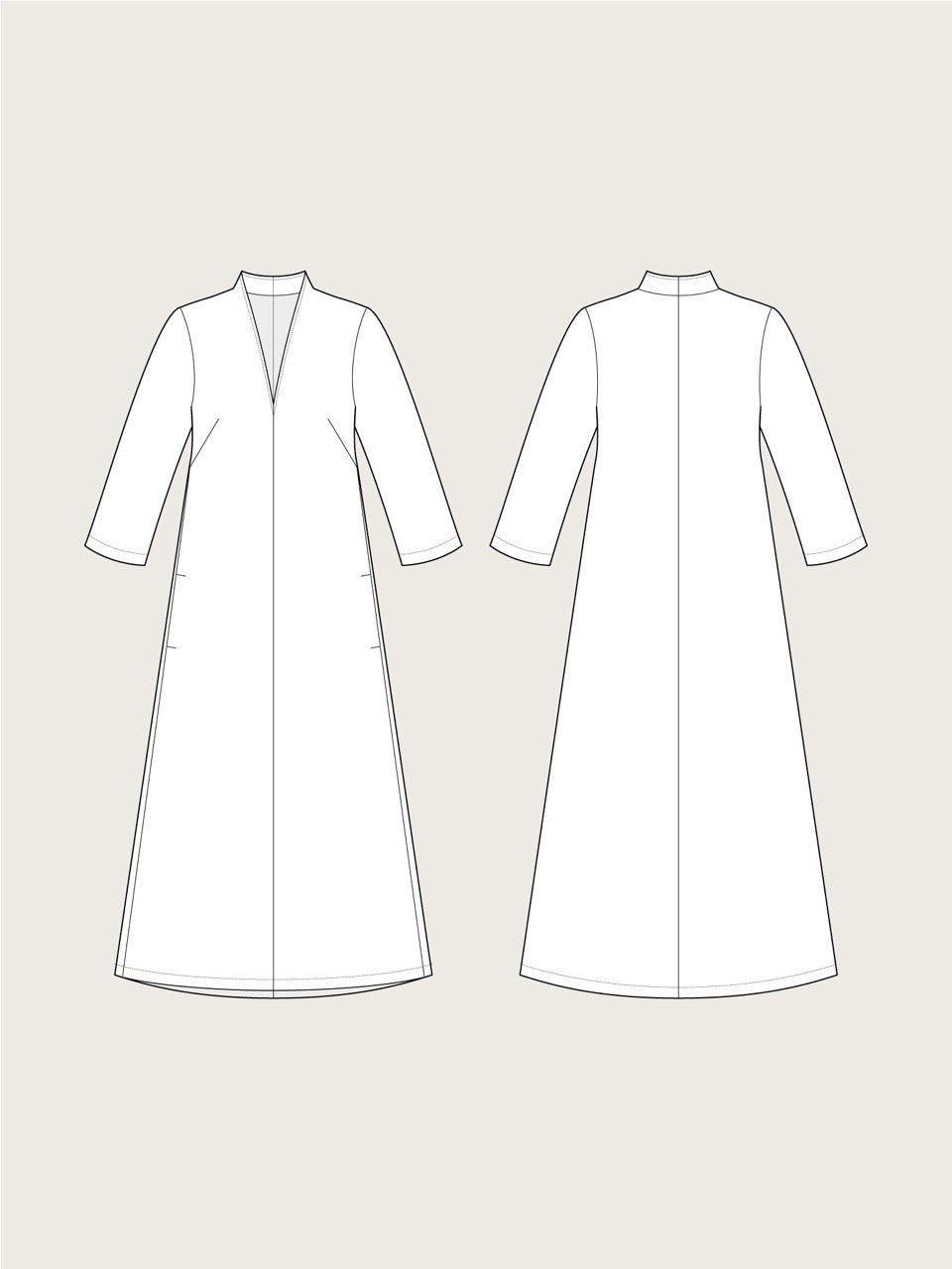 V-neck Dress